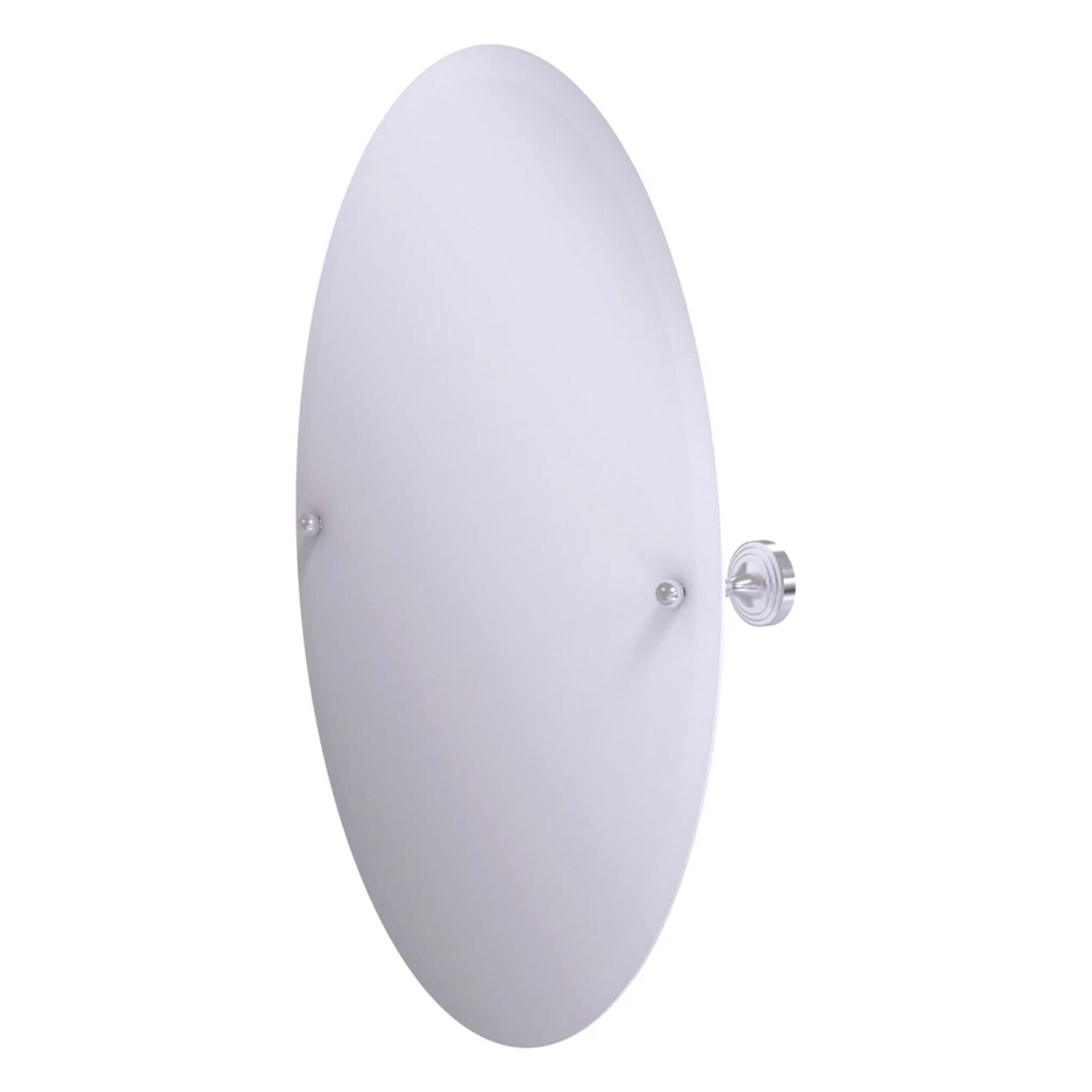 Sag Harbor Collection Frameless Oval Tilt Mirror With Beveled Edge - Sg-91-Sch